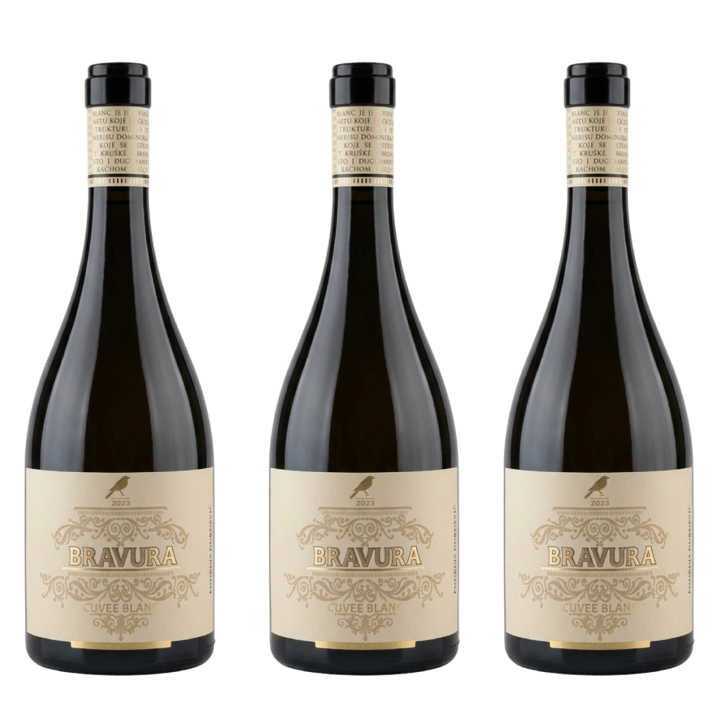 3 Boce Bravura Cuvée Blanc